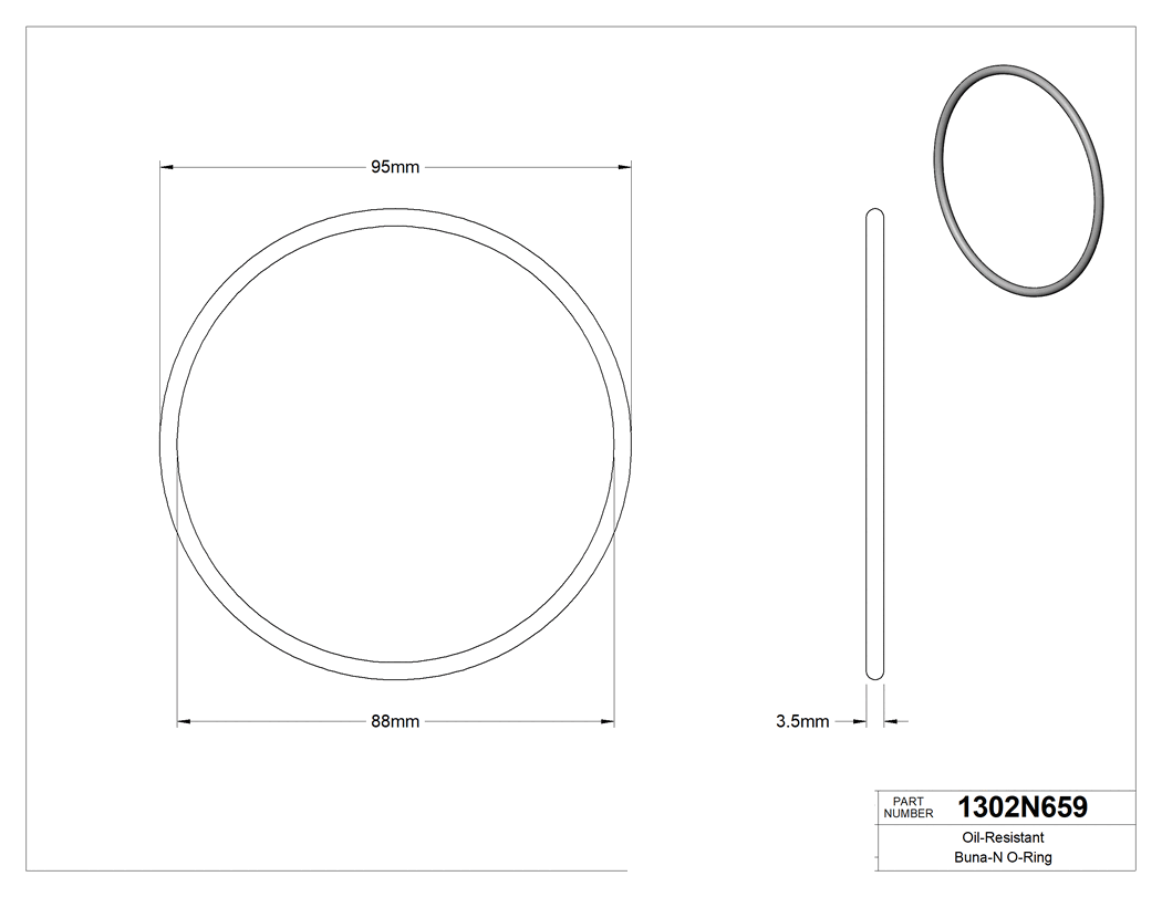 Technical drawing - 1302N659